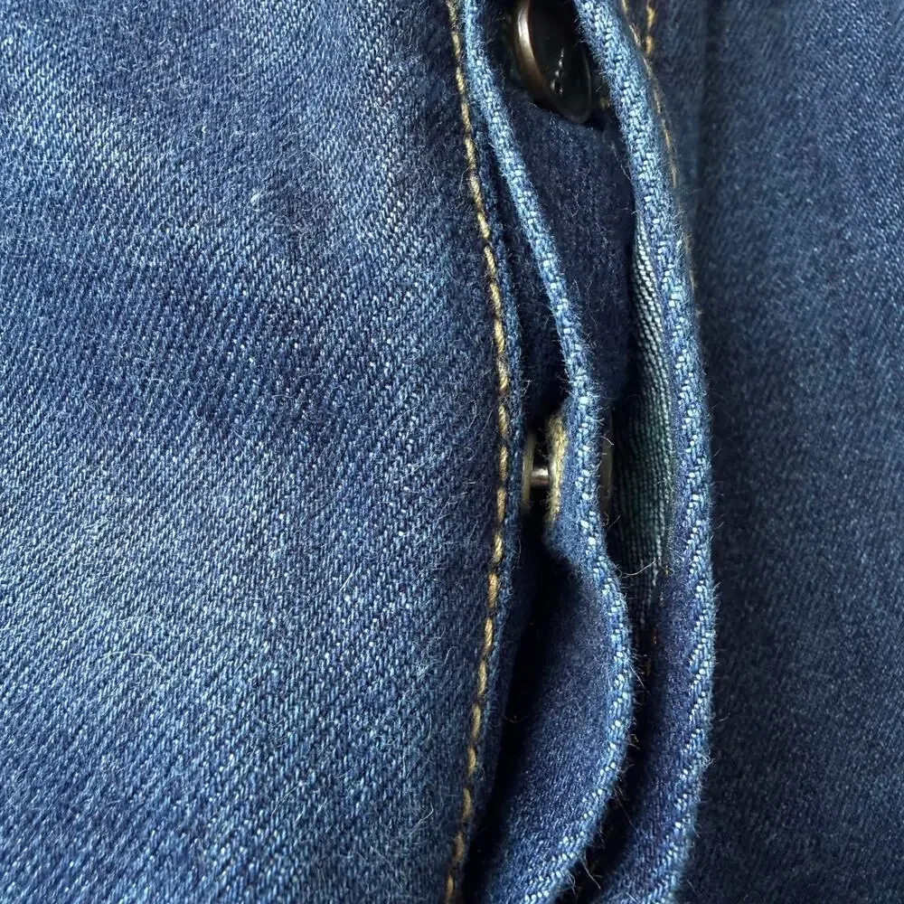 Liu Jo Straight Leg Medium Wash Classic Selvedge Jeans Size 38x33 Made in Italy